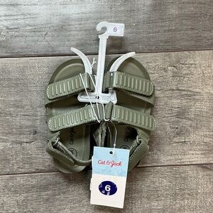 Cat & Jack Kids Olive Sandals
